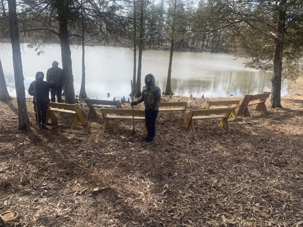 Classroom #3 Leopold benches
