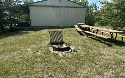 Area 2 BBQ grill fire ring