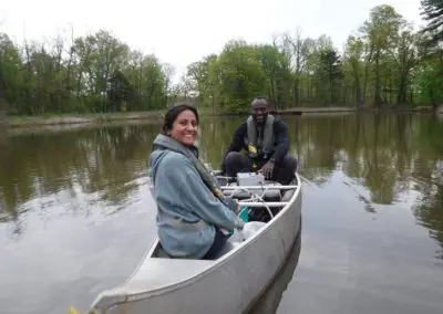 Man and Woman in a kayak 